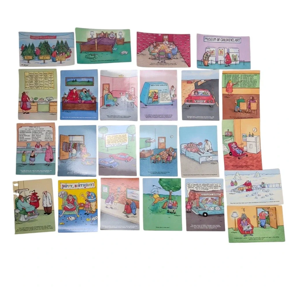 21 Vintage 90s Close to Home John McPherson Comic Postcards Zondervan Lot